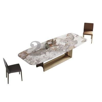 Modern Design European Luxury Dining Table with Chairs for Dining Furniture Sets