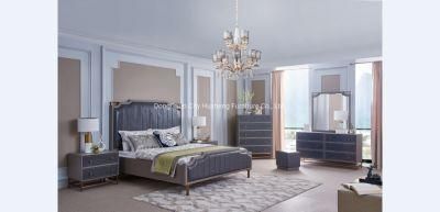 Grey Color Design Custome Make Bedroom Furniture for Sale (HS-052)