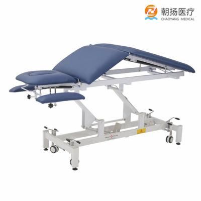 Five Section Electric Physio Therapy Treatment Table Examination Couch with Postural Drainage