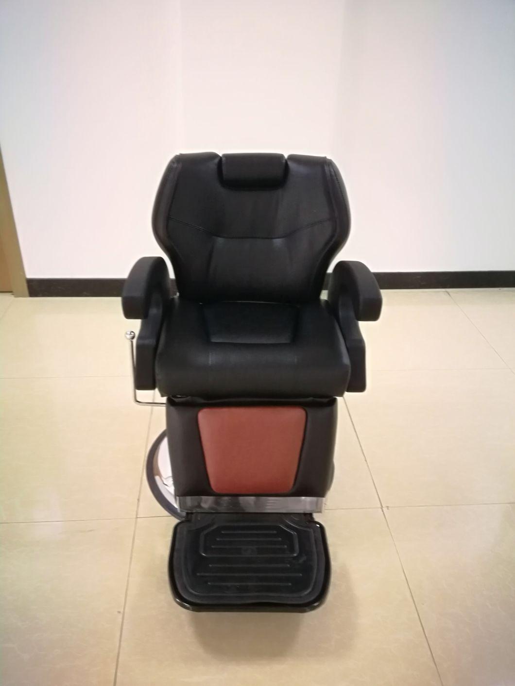 Hl-9254 Salon Barber Chair for Man or Woman with Stainless Steel Armrest and Aluminum Pedal