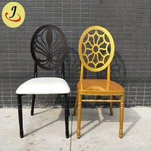 High Quality PU Leather Stainless Steel Gold Dining Chair