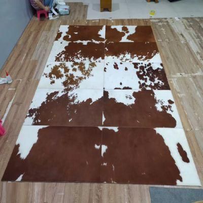 Genuine Leather Carpet Cowhide Patch Rugs