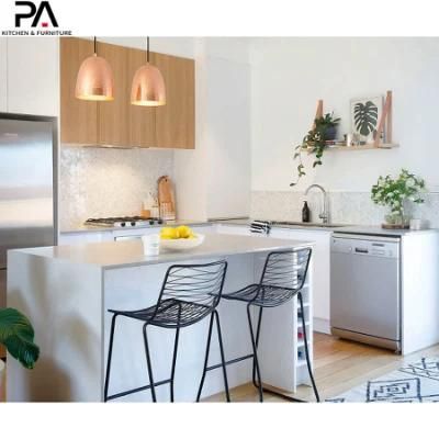 Australian Project Modern High Glossy White Lacquer Kitchen Cabinet