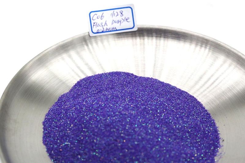 Custom Phantom Color Purple Thick and Fine Exquisite Sequins Stage Costume Phantom Glitter Powder for Cosmetic