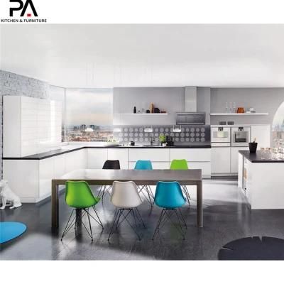 Huge Space Multi-Function White Lacquer Kitchen Furniture