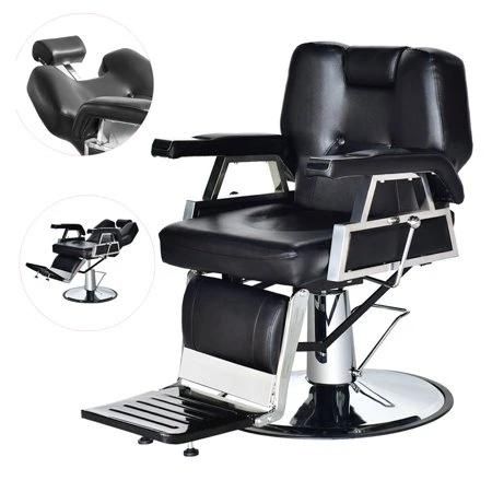 Hl- 31307 Salon Barber Chair for Man or Woman with Stainless Steel Armrest and Aluminum Pedal
