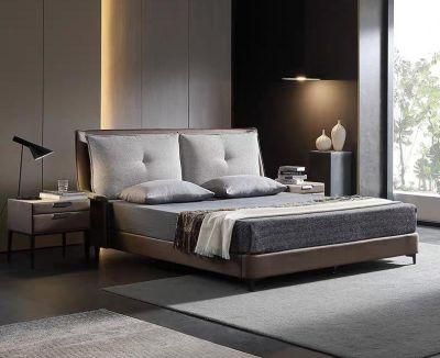 Modern European Design Bedroom Furniture Fabric Wall Bed