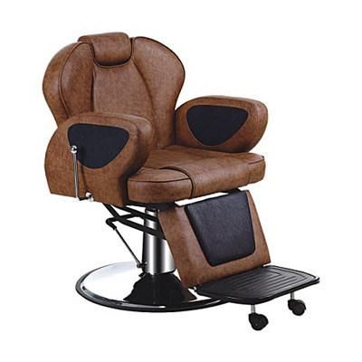 Hl-9206 Salon Barber Chair for Man or Woman with Stainless Steel Armrest and Aluminum Pedal