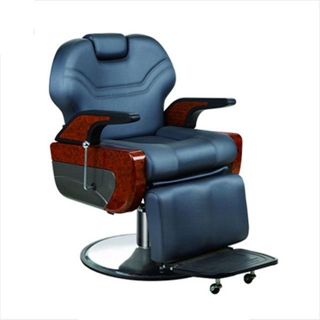 Hl-9274 Salon Barber Chair for Man or Woman with Stainless Steel Armrest and Aluminum Pedal