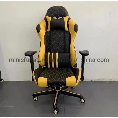 (MN-OC322) Office/Home Furniture High Back Swivel Yellow/Black Racing Game Chair