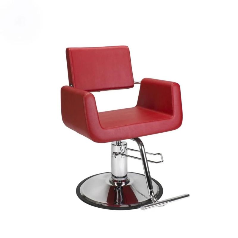 Hl-1122 Salon Barber Chair for Man or Woman with Stainless Steel Armrest and Aluminum Pedal