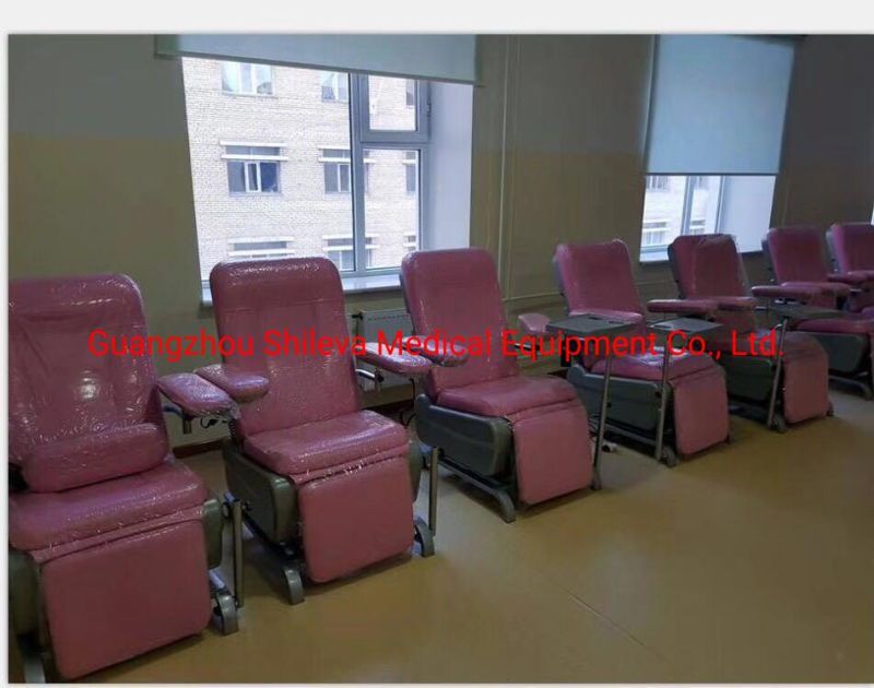 Hospital Furniture Bed Clinic Infusion Chair with Armrest Tilted Blood Taking (SLV-D4023)