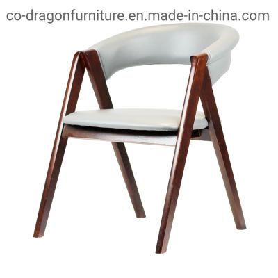 Quality Solid Wood Dining Chair with Leather for Dining Furniture