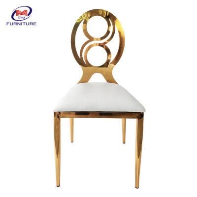 Wholesale New Desig Event Golden Stainless Steel Wedding Chair