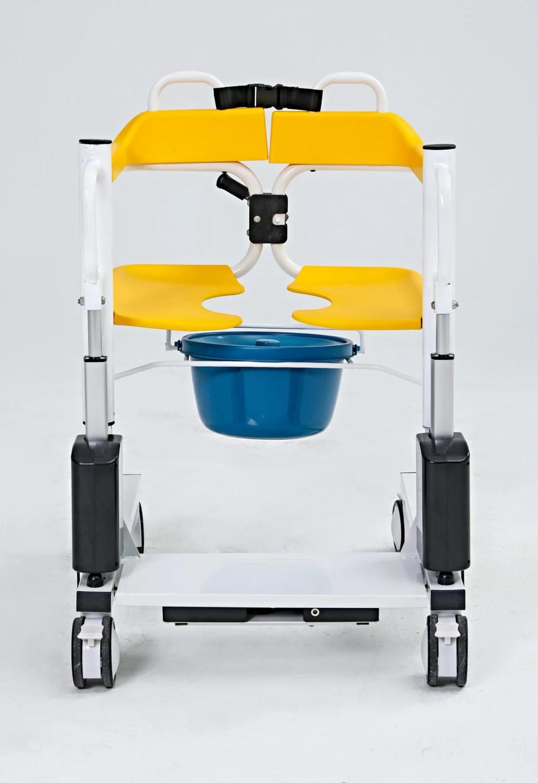 Mn-Ywj002 Medical Equipment Patient Moving Lifting Chair Multifunctional Wheeled Chair Hospital Use