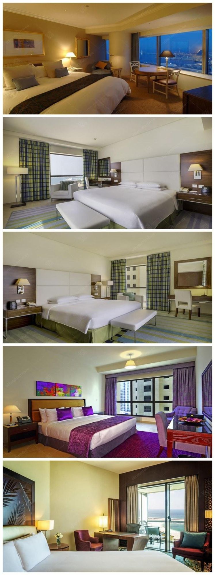 Latest Kingbed Room Set Economic Laminate MDF Modern 5-Star Luxury Foshan Furniture Design SD-1003