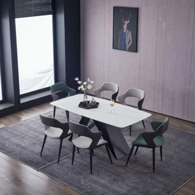 China Sunlink Wholesales Modern Furniture Room Folding Dining Table Set Velvet Chair