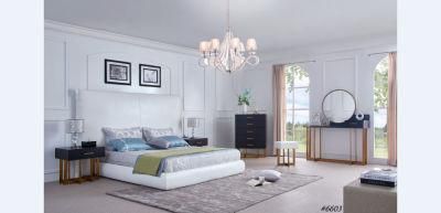 Cheap Modern Metal Bedroom Furniture Upholstered Bed Design