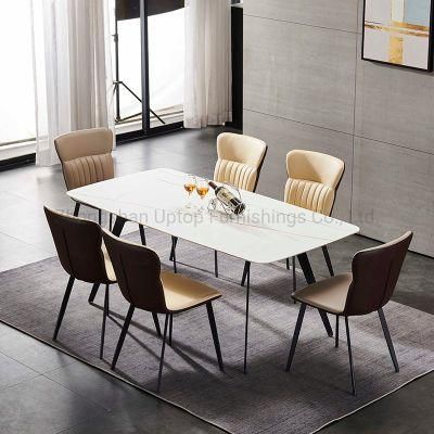 Lounge Chair Marble Table Dining Room Furniture (SP-DT109)