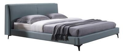 Home Bedroom Furniture Bed Combination Leather King Bed with Metal Leg