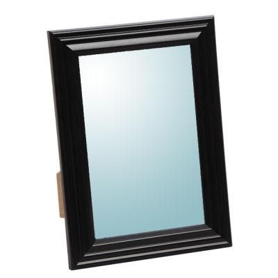 Plastic Makeup Mirror in Black for Home Decoration