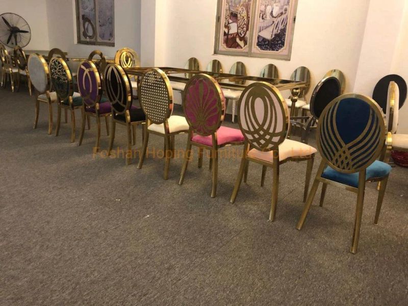 Modern Classy Crown Hotel Royal Cheap King Throne Chair Gold Wedding Chair for Bride and Groom