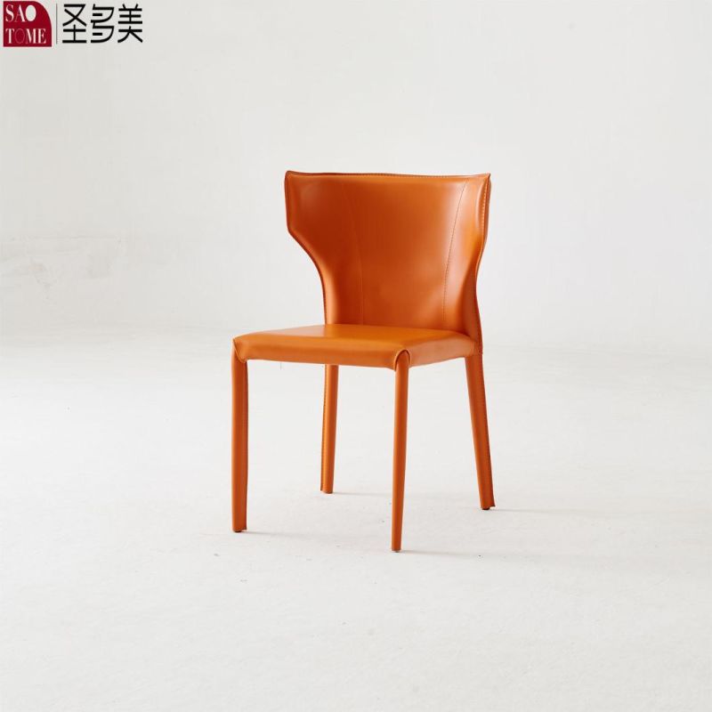 Home Dining Room Restaurant Furniture Chair with Metal Legs