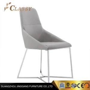 Classy Modrest Grey Eco-Leather Dining Chair