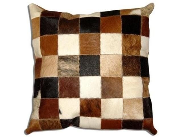 One Side Natural Cowhide Work Pillows Without Fillings