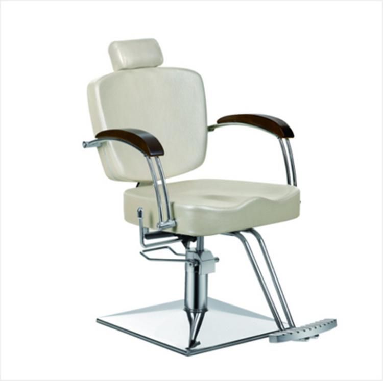 Hl-1136 Salon Barber Chair for Man or Woman with Stainless Steel Armrest and Aluminum Pedal
