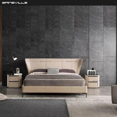 Hot Sale New Home Furniture Bedroom Furniture Sofa Bed King Bed Wall Bed Leather Bed in Italy Modern Style