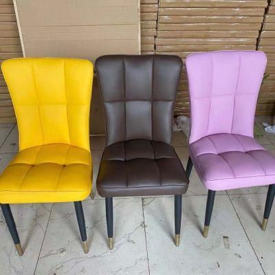 Italian Style Design PU Leather Dining Room Chairs