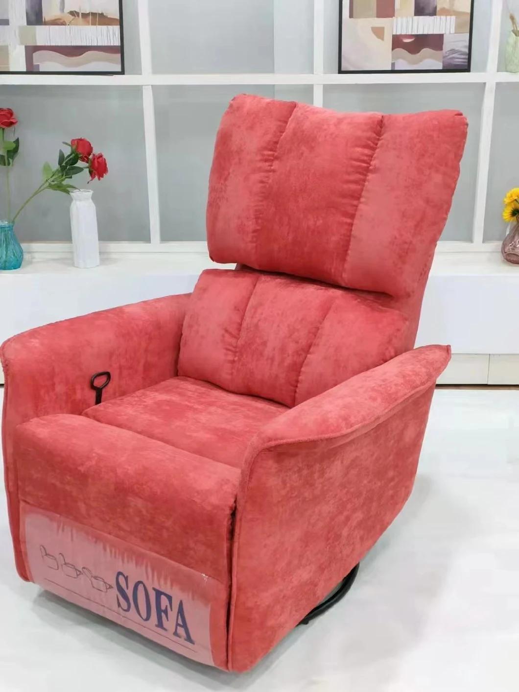 Colorful Hotel Use Furniture Luxury Meeting Room Chairs PU Leather Single Sofa