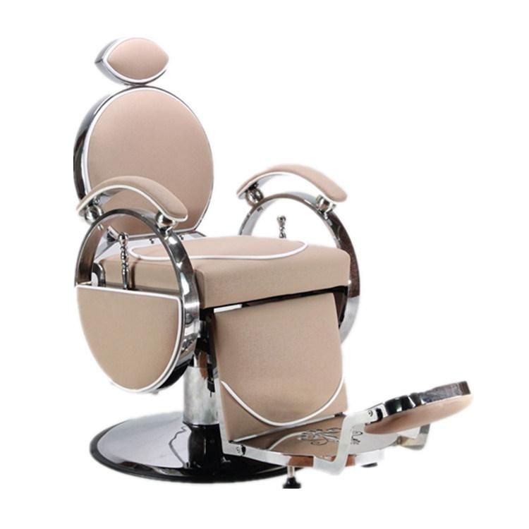 Hl- 9256 Salon Barber Chair for Man or Woman with Stainless Steel Armrest and Aluminum Pedal