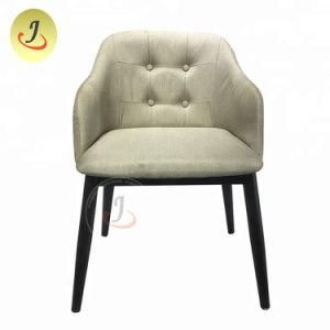 Modern Hotel Furniture Wood Leather Restaurant Dining Chair