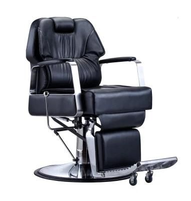 Hl-9294 Salon Barber Chair for Man or Woman with Stainless Steel Armrest and Aluminum Pedal