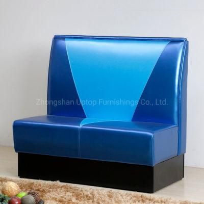 (SP-KS269-5) Dark Blue Cafe Furniture Sofa Seat Restaurant Booth