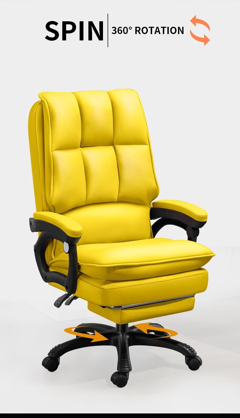 High Back Heavy Duty PU Leather Ergonomic Swivel Office Chair