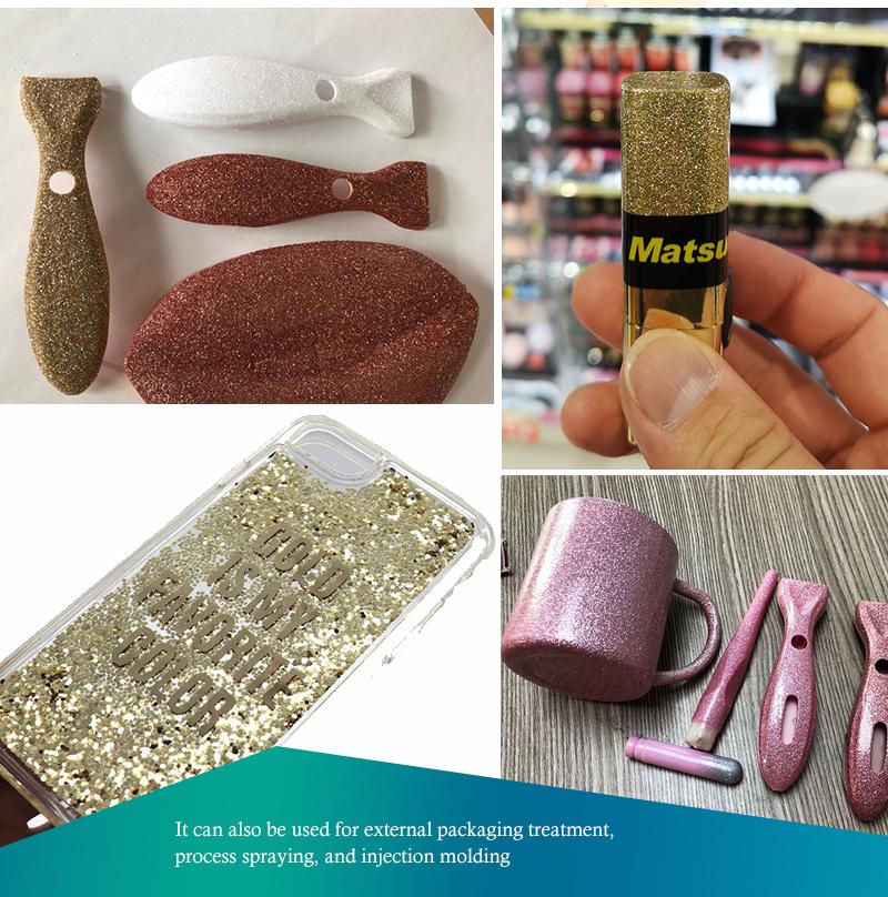 Free Sample +OEM DIY Shiny Effect Chunky Metallic Hologram Glitter Powder