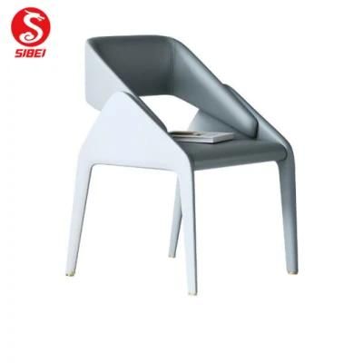 Modern Luxury Home Furniture Dining Room Stainless Steel Leg Dining Chairs