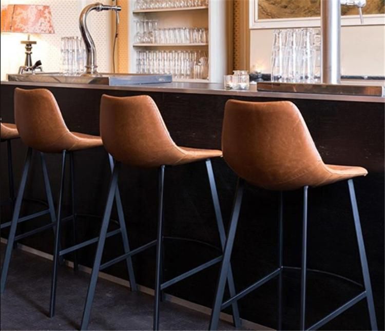 Wholesale High Quality High Bar Stools Chair Kitchen Bar Chairs Bar Stools Leather Chair
