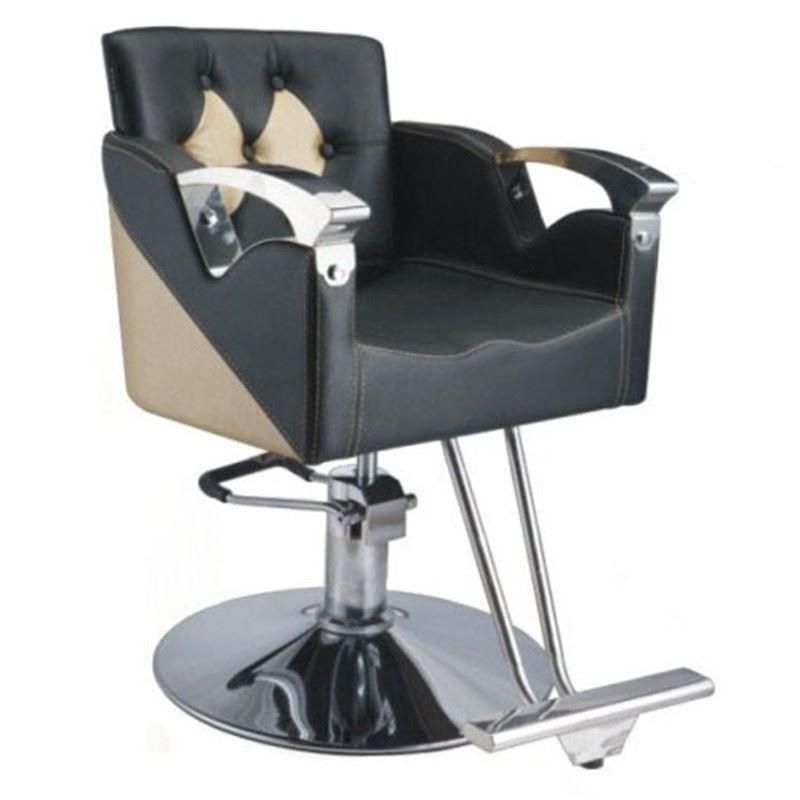 Hl-1146 Salon Barber Chair for Man or Woman with Stainless Steel Armrest and Aluminum Pedal