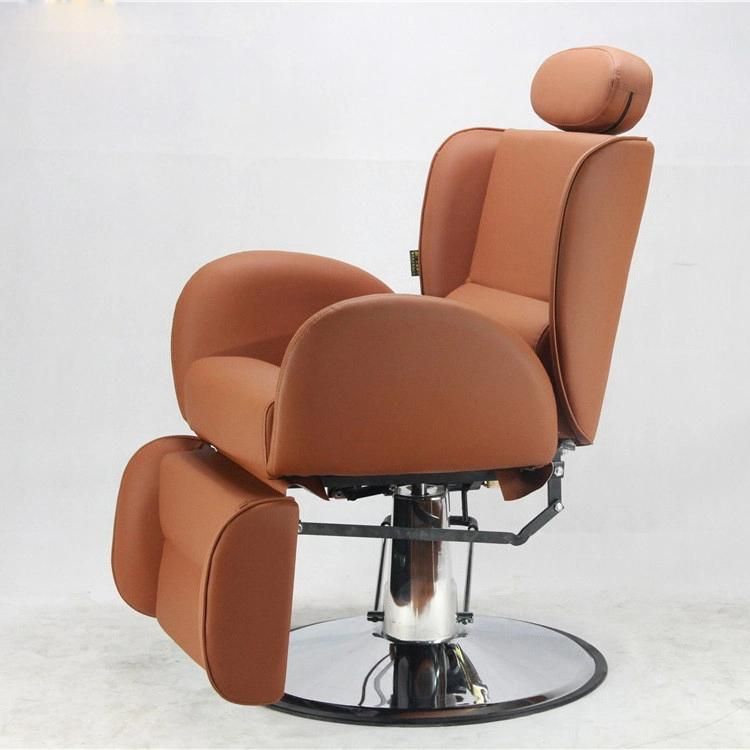 Hl-9266 Salon Barber Chair for Man or Woman with Stainless Steel Armrest and Aluminum Pedal