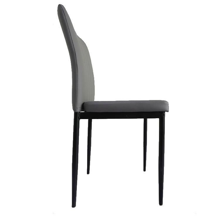 Modern Furniture Dinning Room Furniture Metal Legs Leather Upholstered Dining Chairs
