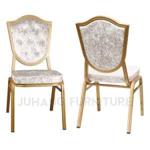 Popular Morocco Stacking Modern Metal Hotel Banquet Chair (HM-S019)