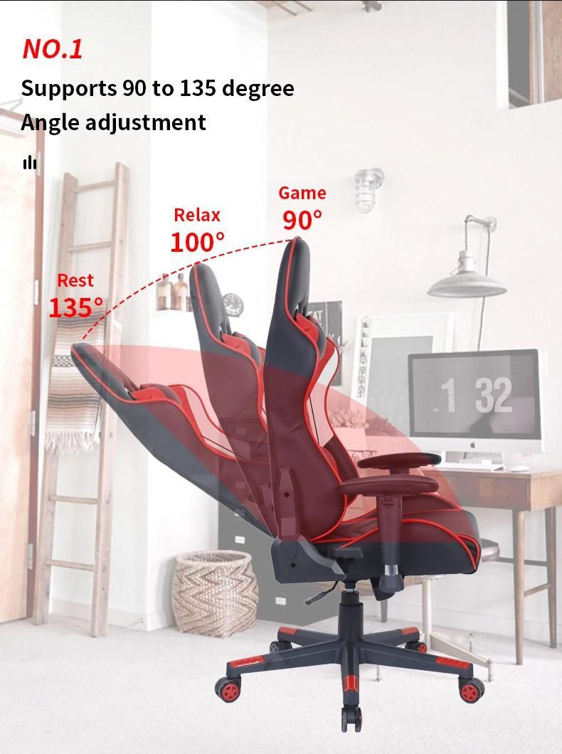 Gaming Moves with Monitor LED Sillas Massage Gaming Chairs Ingrem China Chair Ms-922