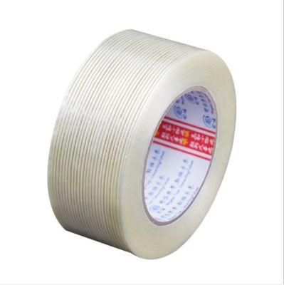 Cheap Price Free Sample Self Adhesive Glassfiber Mesh Tape Cross Weave Filament Tape for Duct Repair