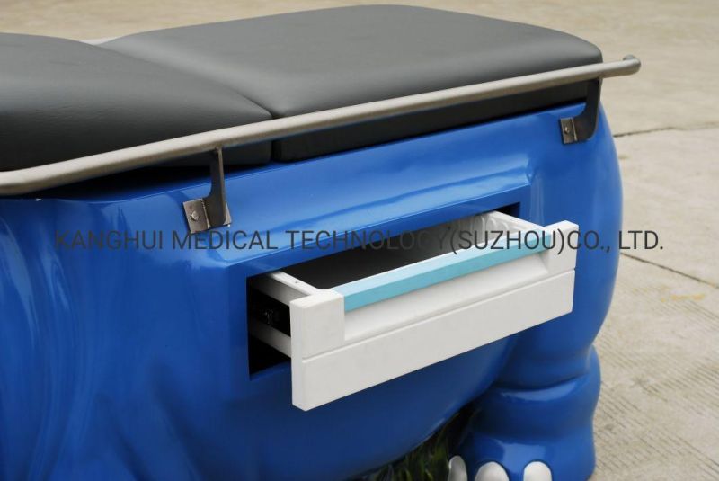 Animal Shape Foaming Mattress PU Leather Medical Equipment Examination Table for Children 