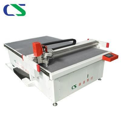 Jinan Vibrating Knife Factory Auto Feeding Round and Straight Knife Cutting Machine