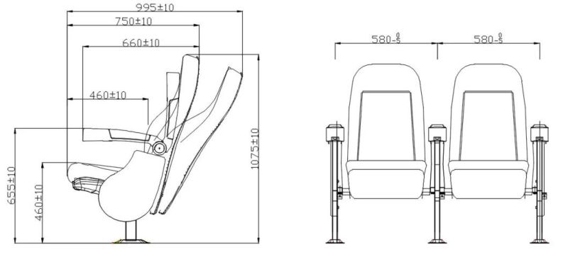 Reclining Leather Luxury Home Theater Movie Theater Auditorium Cinema Lounge